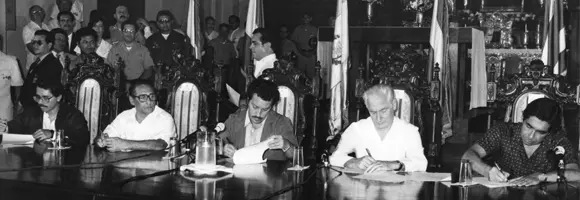 Y ladrillo a ladrillo, fuimos construyendo la paz